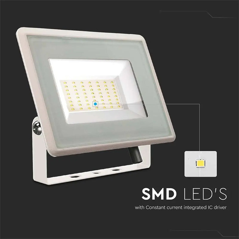 Reflector Led Smd 50 W 4000k Ip65, Alb