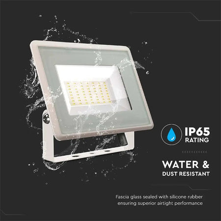 Reflector Led Smd 50 W 4000k Ip65, Alb
