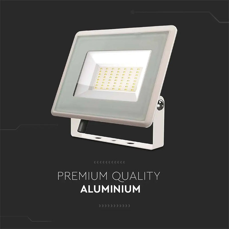 Reflector Led Smd 50 W 4000k Ip65, Alb