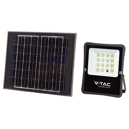 Reflector LED cu încărcare solară de 15 W și lumină albă rece de 6400 K V-Tac SKU-6968