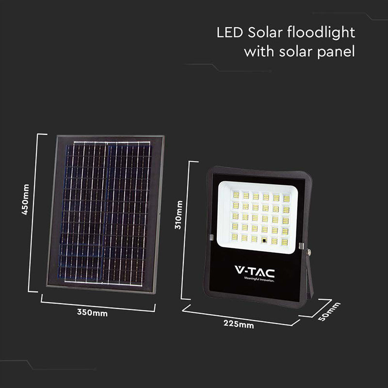Reflector Led 20w 6400k Cu Incarcare Solara
