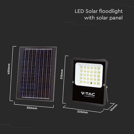 Reflector Led 20w 6400k Cu Incarcare Solara