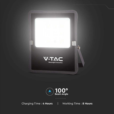 Reflector Led 20w 6400k Cu Incarcare Solara