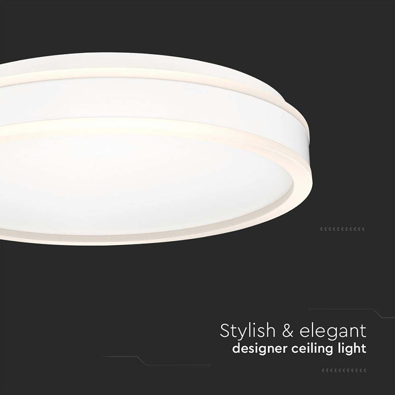 Plafonieră LED dimabilă 24 W cu lumină alb neutru 4000 K V-Tac SKU-6989
