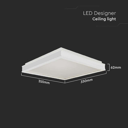 Plafoniera Led 18w 3in1 - Alb