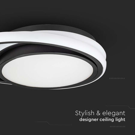 Plafoniera Led 24w 3in1 - Negru