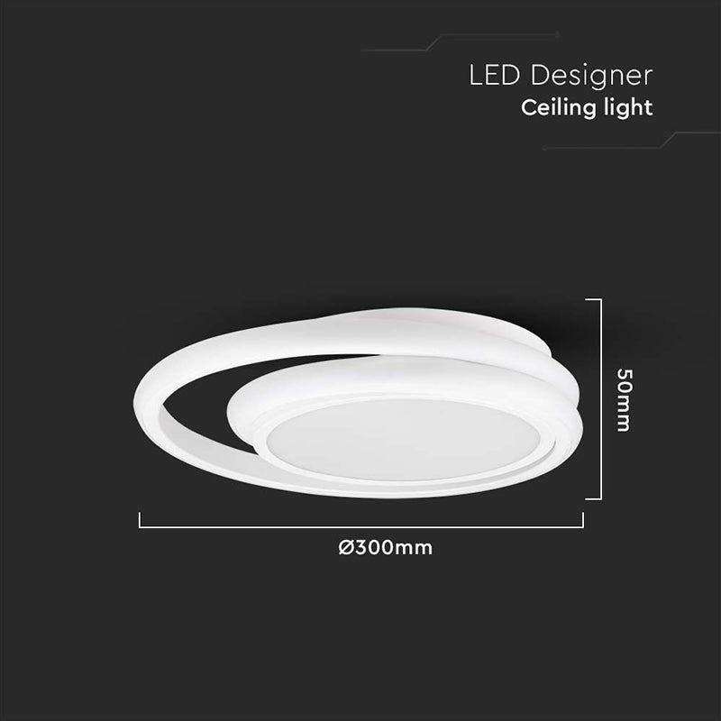 Plafoniera Led 24w 4000k - Alb