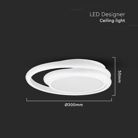 Plafoniera Led 24w 4000k - Alb