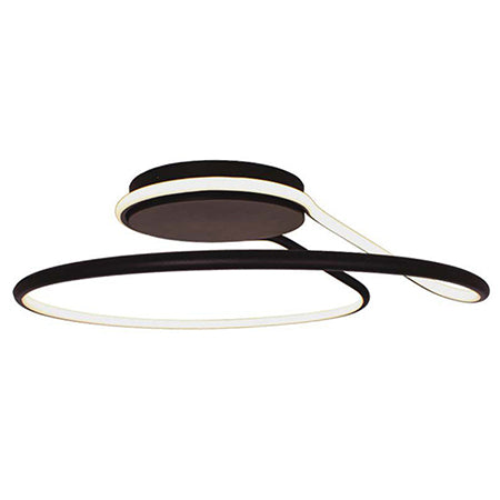 Plafonieră LED 24 W neagră cu lumină alb neutru 4000 K V-Tac SKU-6996
