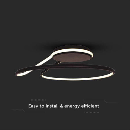 Plafoniera Led 24w 3in1 - Negru