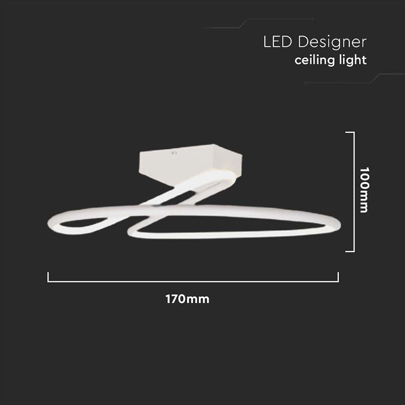 Plafoniera Led 24w 3in1 - Alb