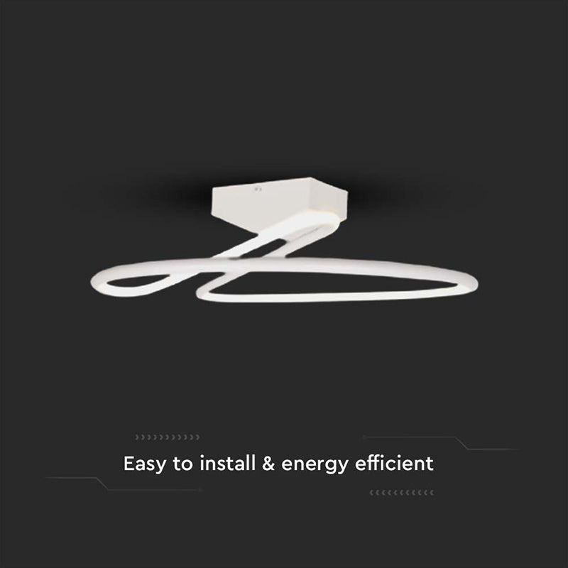 Plafoniera Led 24w 3in1 - Alb