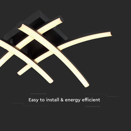 Candelabru Led 24w 3000k - Negru