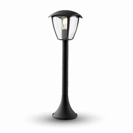 Corp de iluminat pentru grădină negru cu soclu E27 și protecție IP44 V-Tac SKU-7059