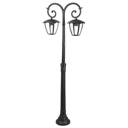 Corp Iluminat Gradina Negru Ip44 2xe27 141cm