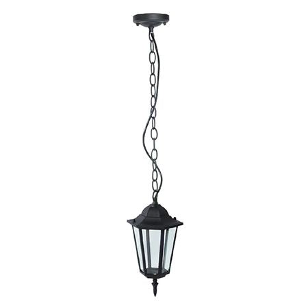 Pendul exterior cu soclu E27 și protecție IP44, negru mat V-Tac SKU-7072