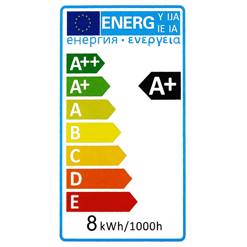 Bec LED cu filament G125 cu soclu E27 reglabil de 8 W la 2200 K V-Tac SKU-7155