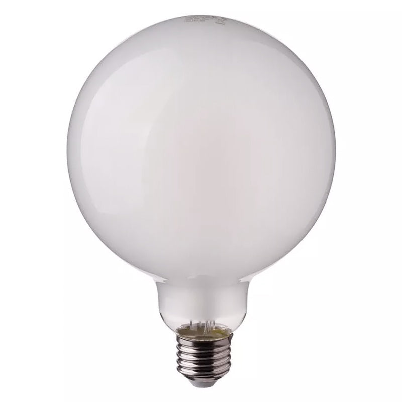 Bec Led G95 E27 7w Cu Filament 6400k Alb Rece Sticla Mata