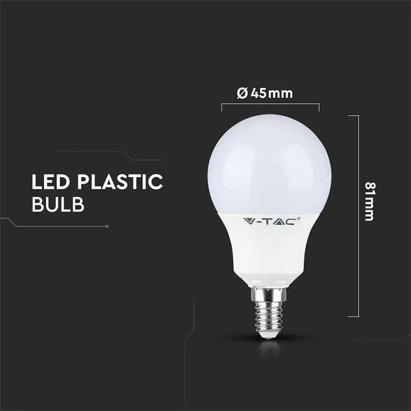 Bec Led P45 E14 5.5w Cri95+ 2700k Alb Cald