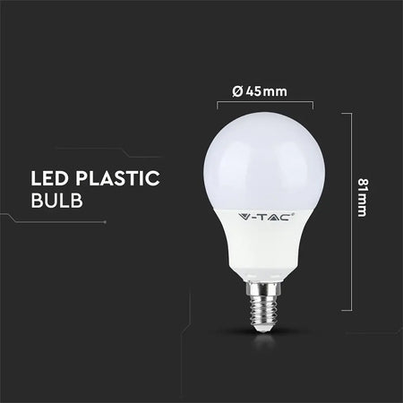 Bec Led P45 E14 5.5w Cri95+ 2700k Alb Cald