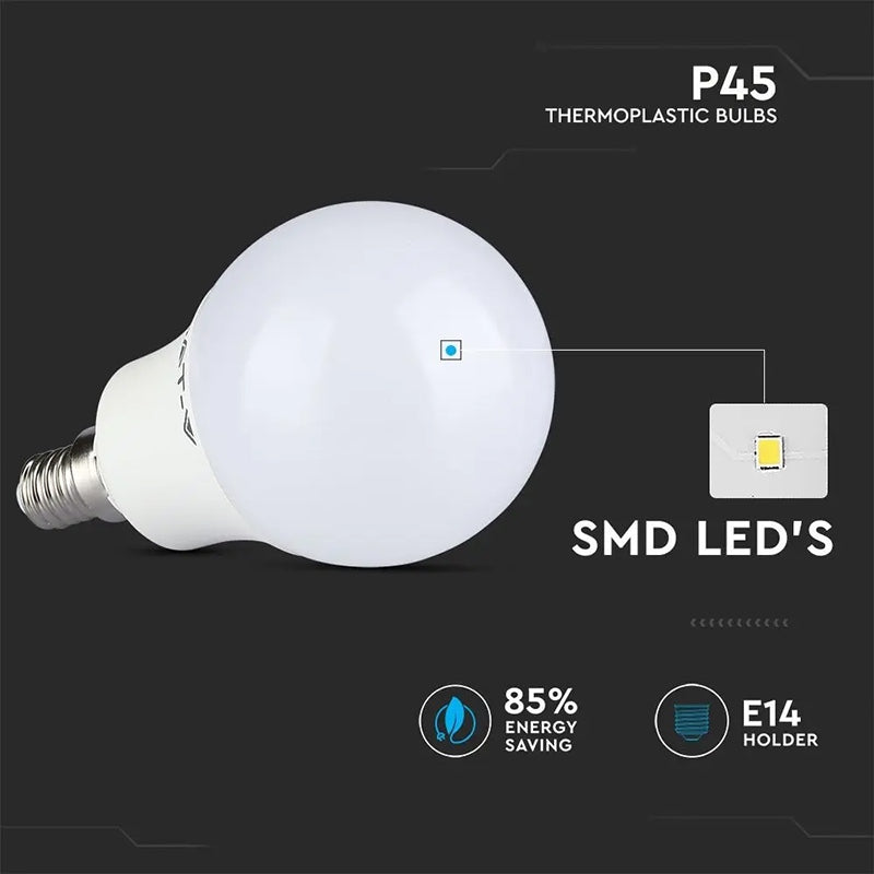 Bec Led P45 E14 5.5w Cri95+ 2700k Alb Cald