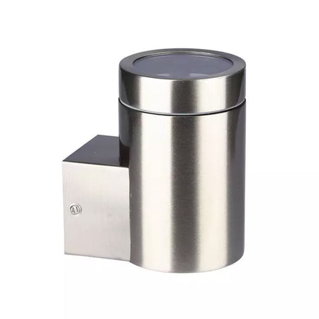 Corp de iluminat aplicat pe perete cu soclu GU10 și protecție IP44 din inox V-Tac SKU-7506