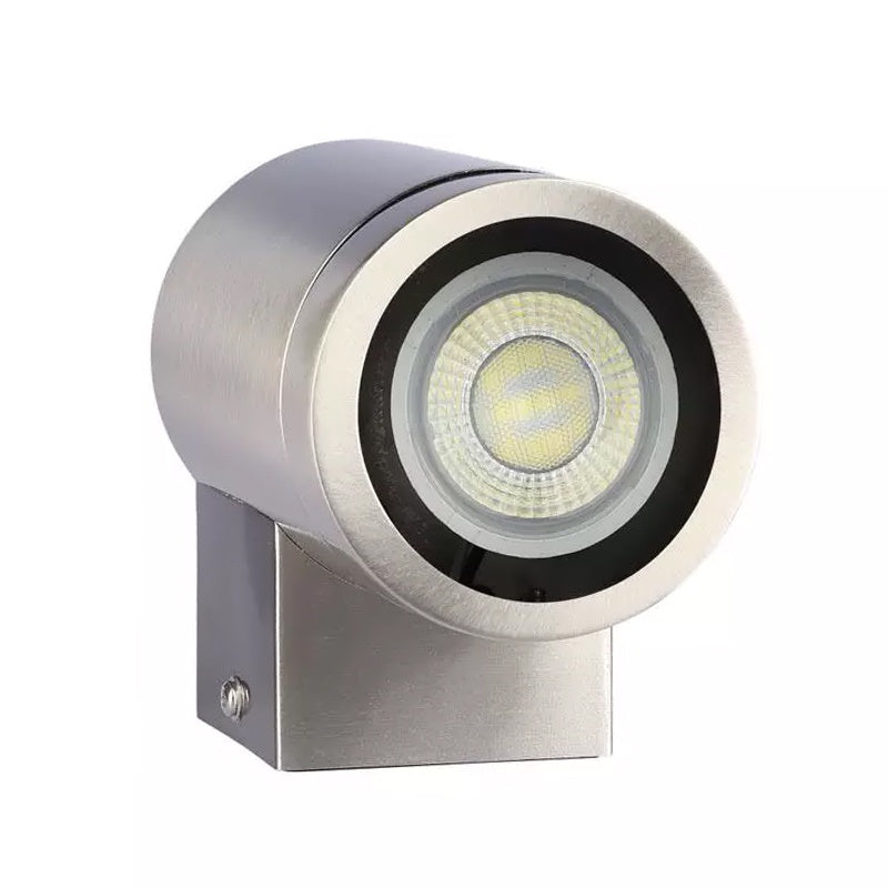 Corp de iluminat aplicat pe perete cu soclu GU10 și protecție IP44 din inox V-Tac SKU-7506