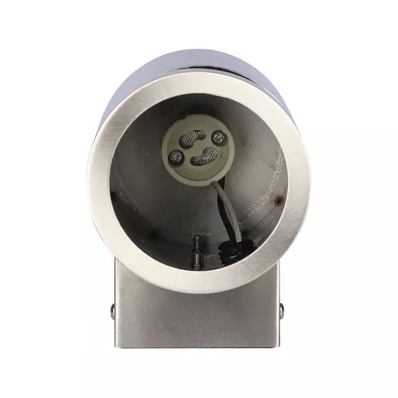 Corp de iluminat aplicat pe perete cu soclu GU10 și protecție IP44 din inox V-Tac SKU-7506