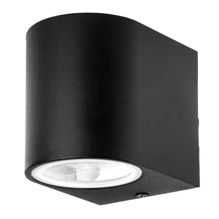 Corp de iluminat de perete negru cu soclu GU10 și protecție IP44 V-Tac SKU-7508