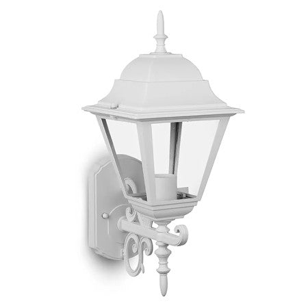 Corp de iluminat cu montaj pe perete cu soclu E27 și IP44 alb mat V-Tac SKU-7522