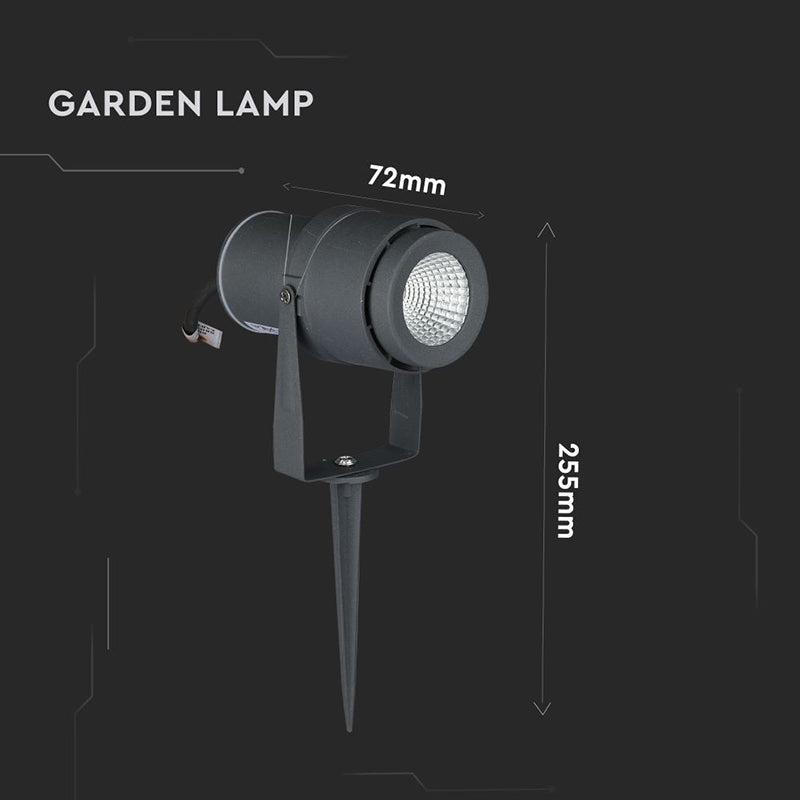 Lampă LED de grădină 12 W cu lumină verde IP65 V-Tac SKU-7552