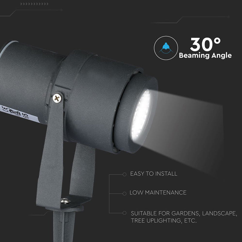 Lampă LED de grădină 12 W cu lumină verde IP65 V-Tac SKU-7552