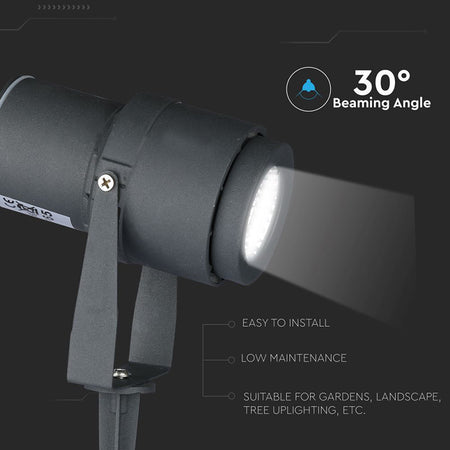 Lampă LED de grădină 12 W cu lumină verde IP65 V-Tac SKU-7552