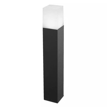 Stâlp de grădină negru cu soclu GU10 și protecție IP54 V-Tac SKU-7564