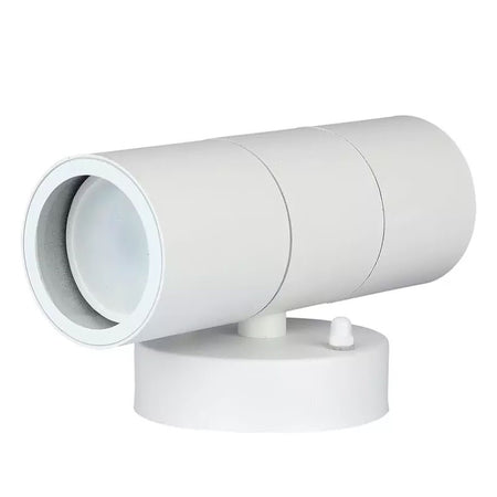 Aplică de perete cu 2 x GU10 IP44 din oțel inoxidabil alb V-Tac SKU-7570