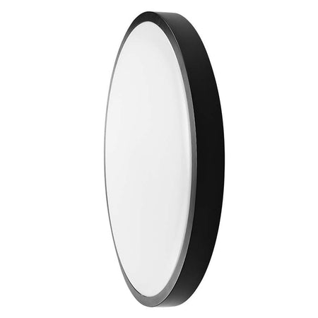 Plafonieră LED neagră 36 W cu lumină alb rece 6500 K și protecție IP44 V-Tac SKU-76411