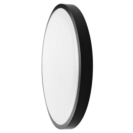 Plafonieră LED 18W cu senzor, 4000K, IP44, alb neutru/negru V-Tac SKU-76691
