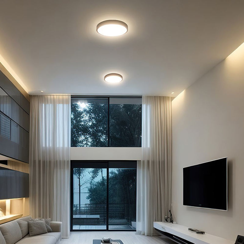Plafonieră LED 24W 4000K IP44 cu senzor de mișcare negru V-Tac SKU-76701-24
