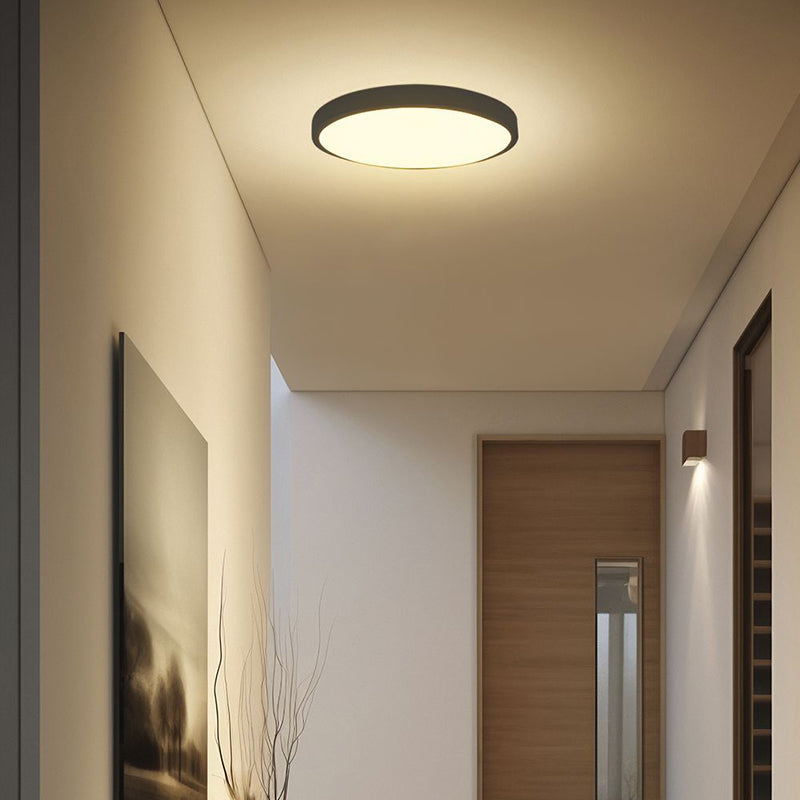 Plafonieră LED 24W 4000K IP44 cu senzor de mișcare negru V-Tac SKU-76701-24