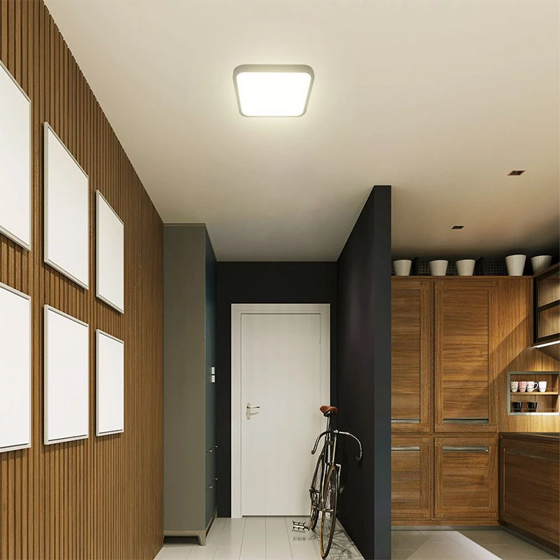 Plafonieră LED 18W cu senzor, 4000K, IP44, negru V-Tac SKU-76721-24