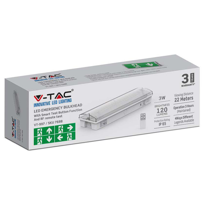Lampa Iesire De Urgenta 3w 1.2ah 6400k