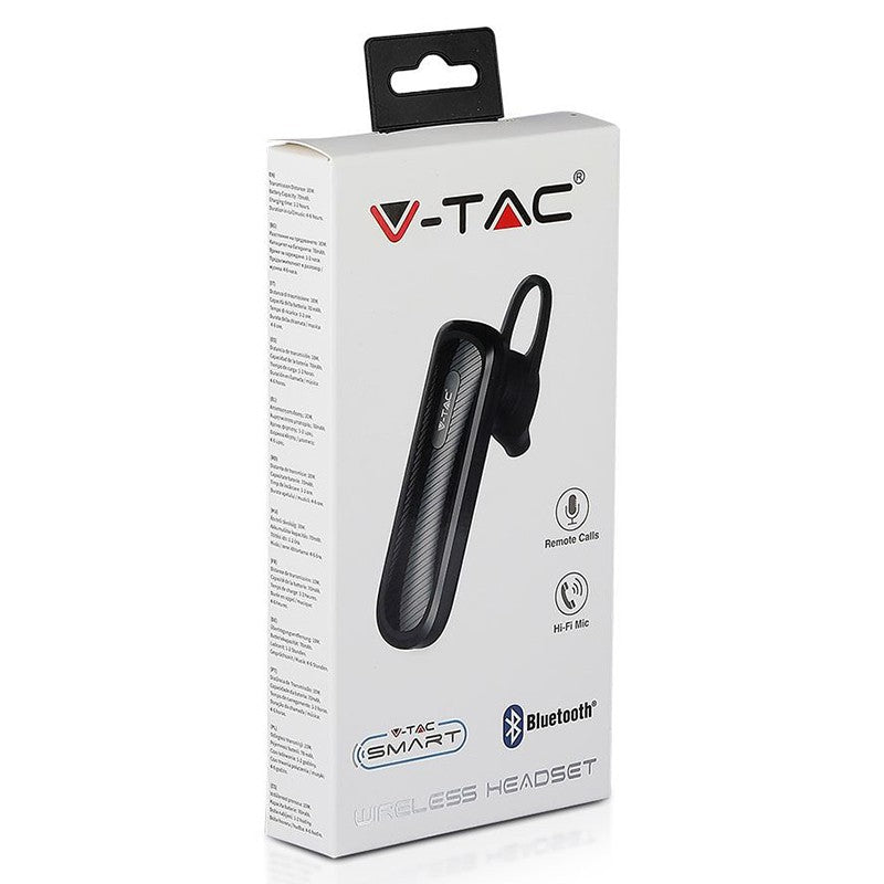 Căști Bluetooth wireless cu baterie 70 mAh V-Tac