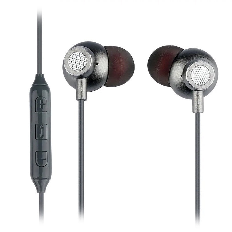Căști tip dop gri confortabile, design simplu V-Tac SKU-7706