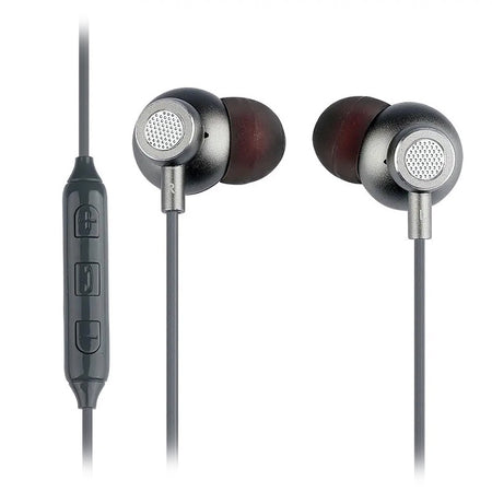 Căști tip dop gri confortabile, design simplu V-Tac SKU-7706