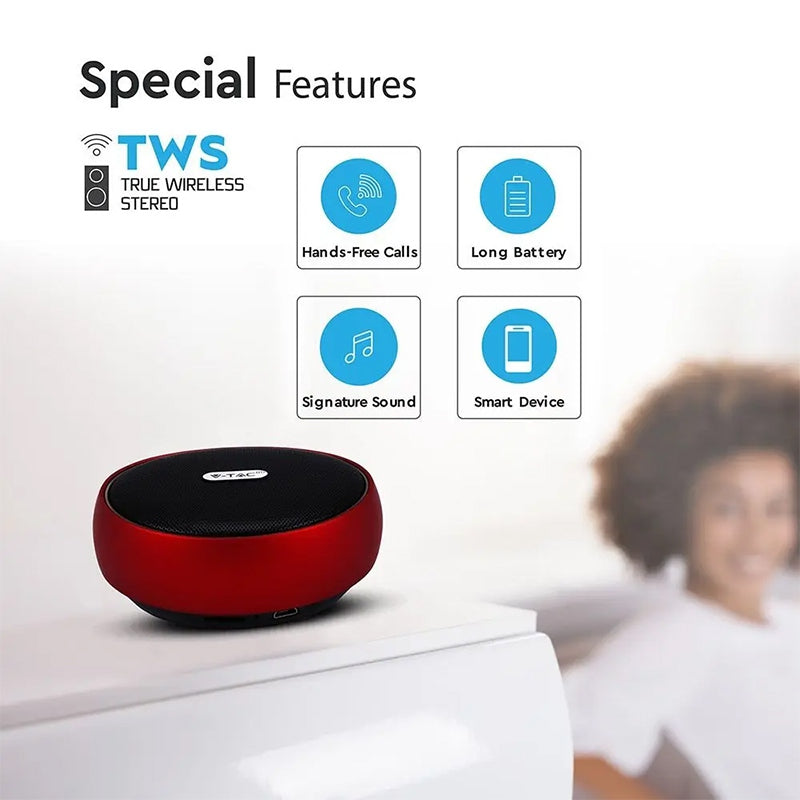 Mini boxă portabilă Bluetooth 4W cu baterie reîncărcabilă V-Tac