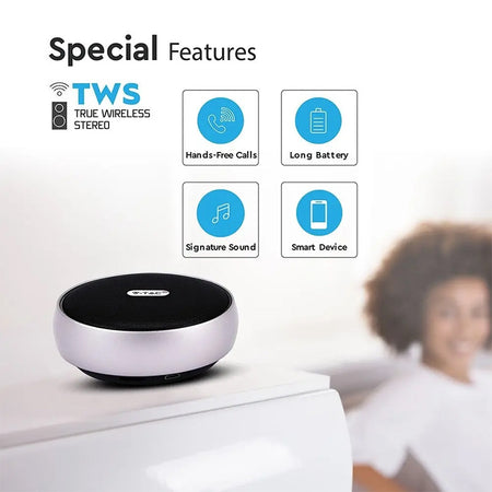 Mini boxă portabilă Bluetooth 4W cu baterie reîncărcabilă V-Tac