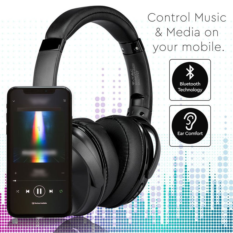 Cască wireless Bluetooth cu autonomie extinsă V-Tac