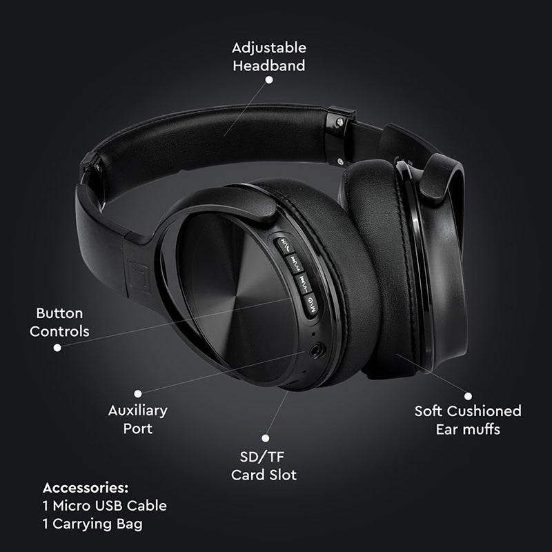 Cască wireless Bluetooth cu autonomie extinsă V-Tac