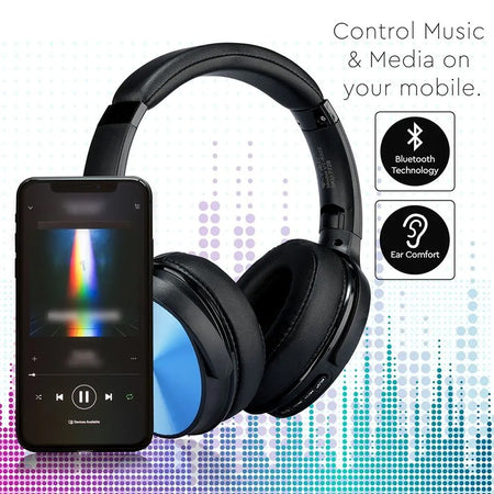Casca Wireless Bluetooth - Albastru