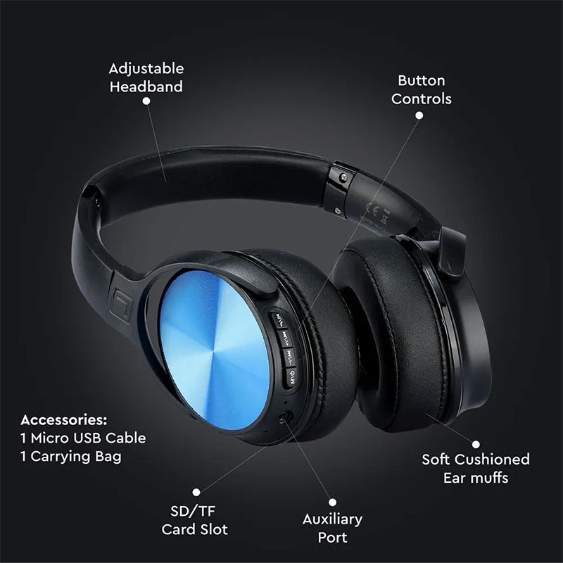 Casca Wireless Bluetooth - Albastru